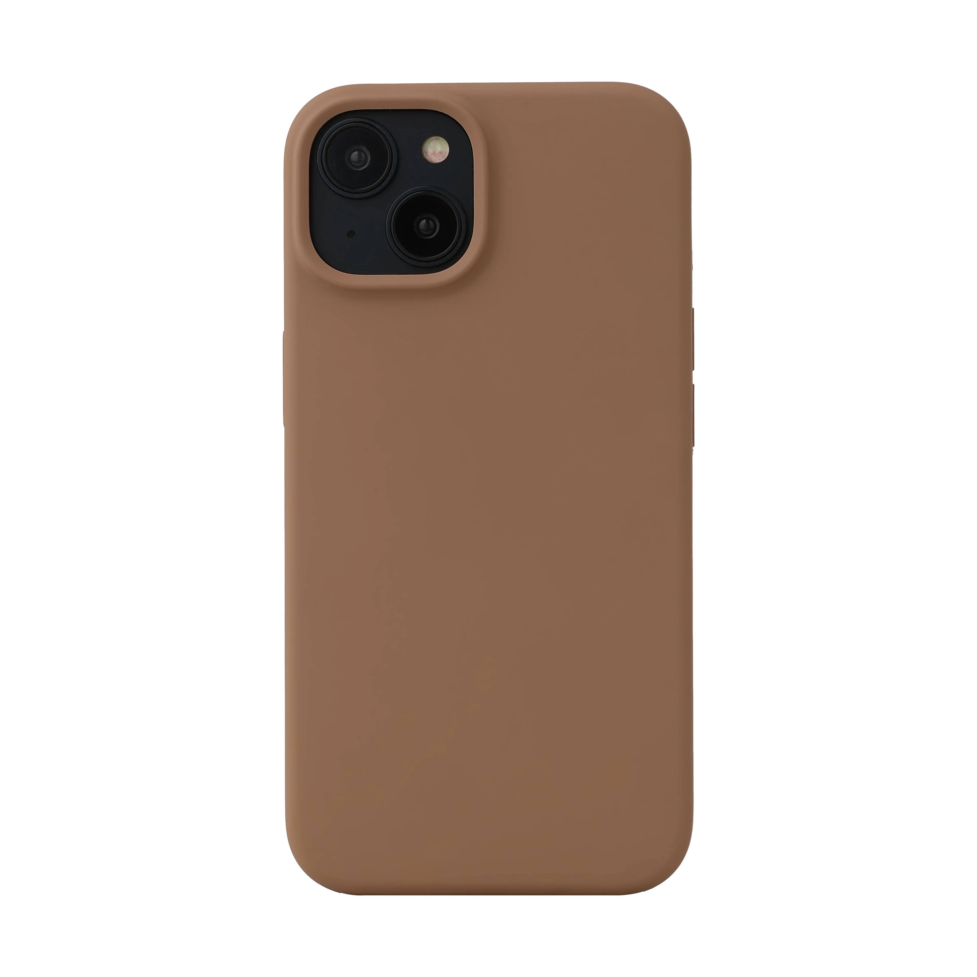 Coffee Brown Liquid Silicone iPhone Case - Image 4