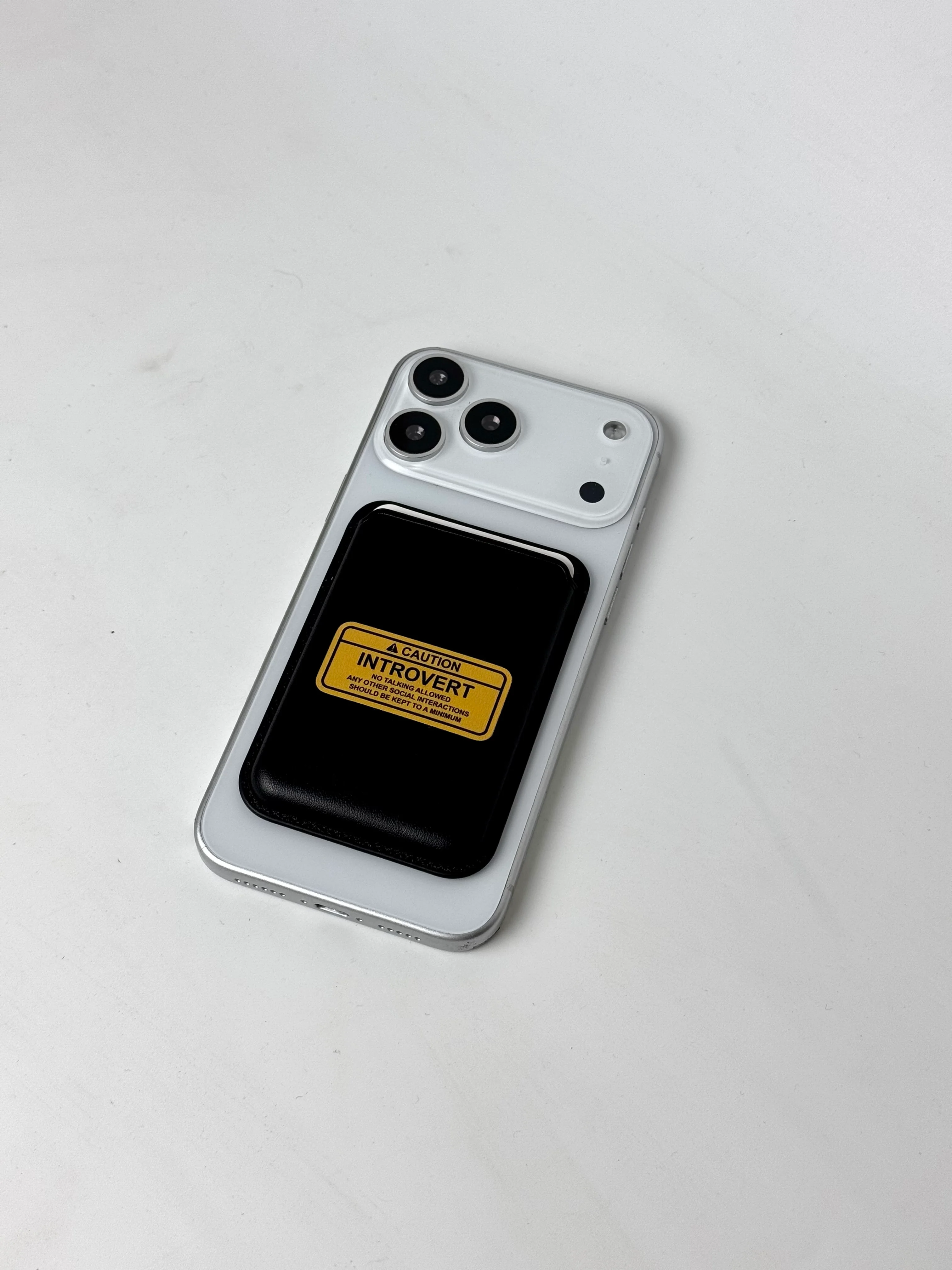 Caution Introvert - Magsafe Wallet - Image 3