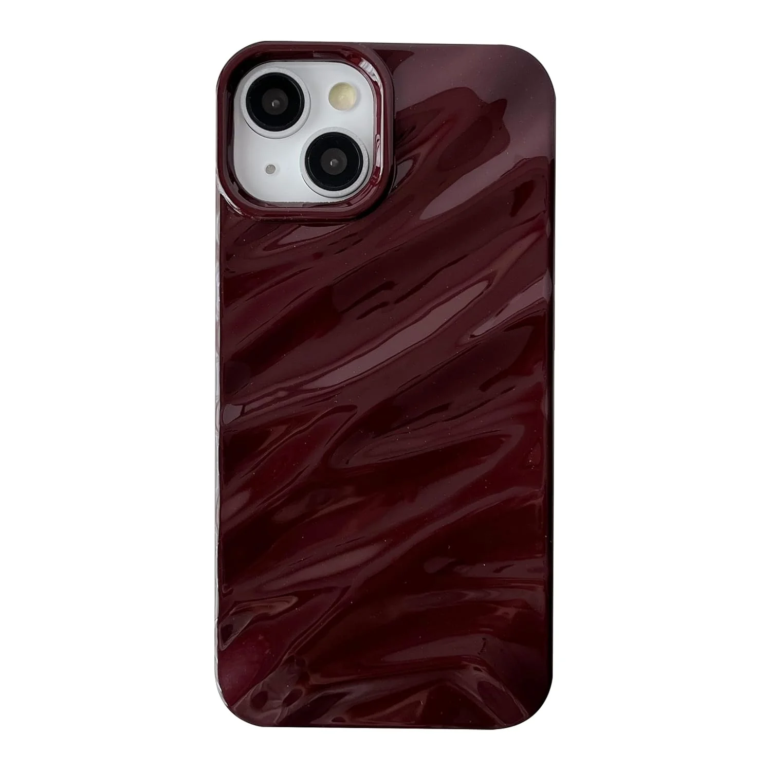 Cherry Red Wave iPhone Case - Image 5